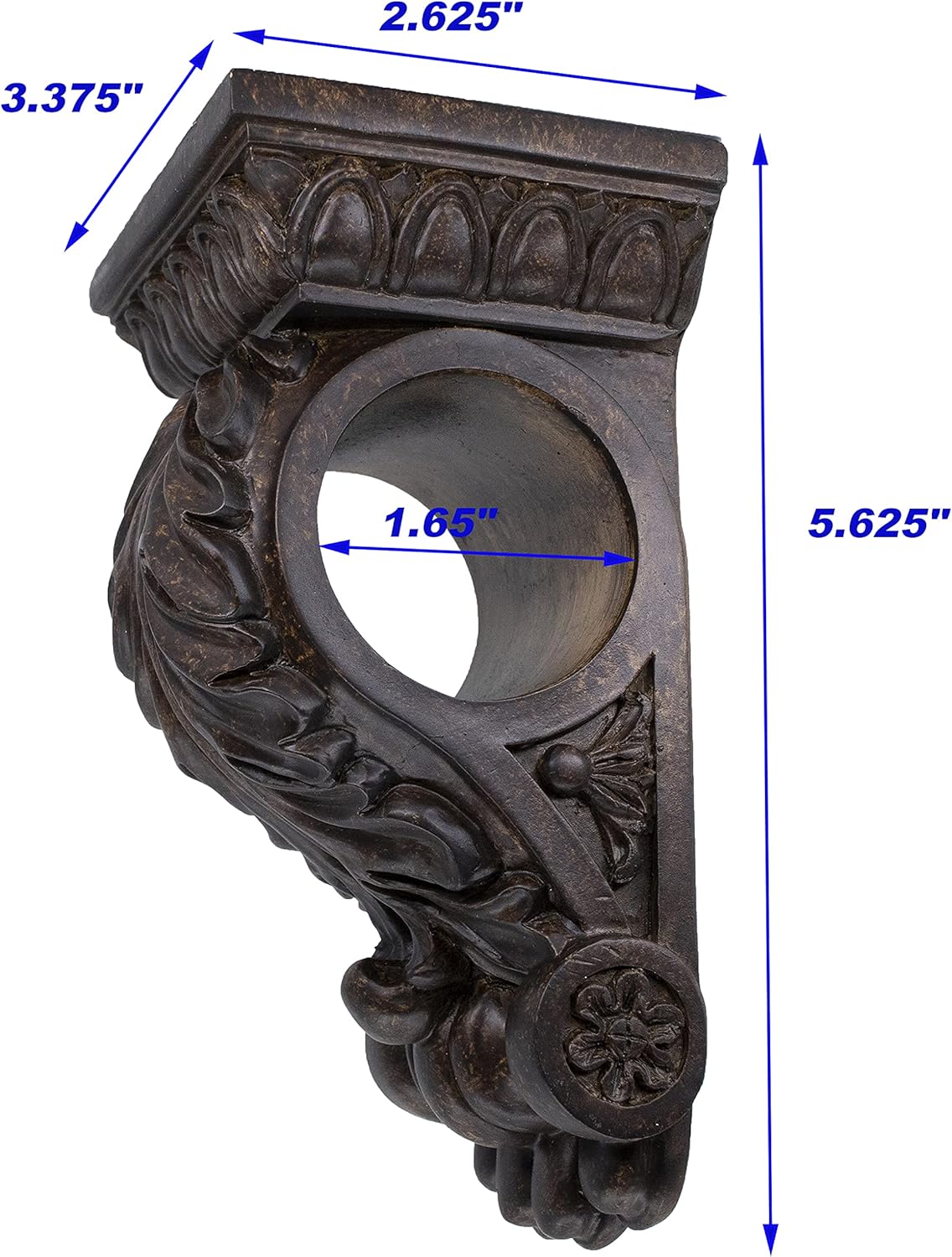 Meriville Chatecu Sconce Mahogany 2Pcs