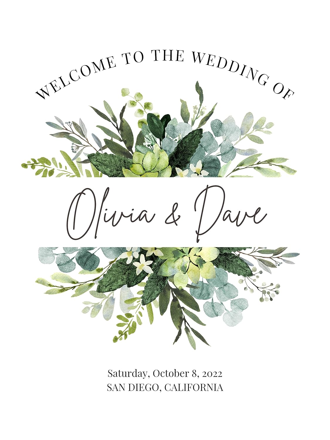 Social Stationery Wedding Program Fans Set of 100 Fully Assembled