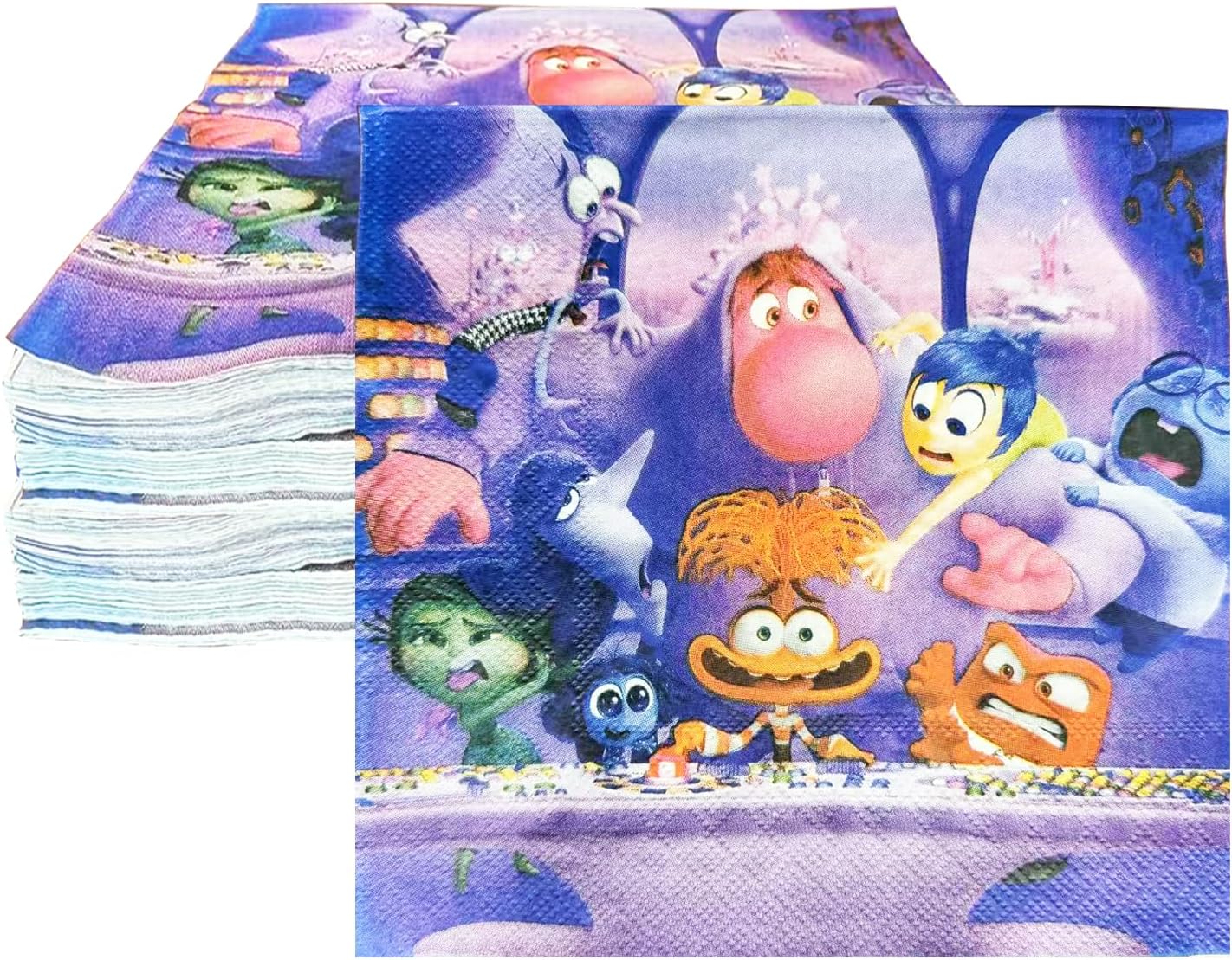 40PCS Inside-Out Napkins for Birthday Parties