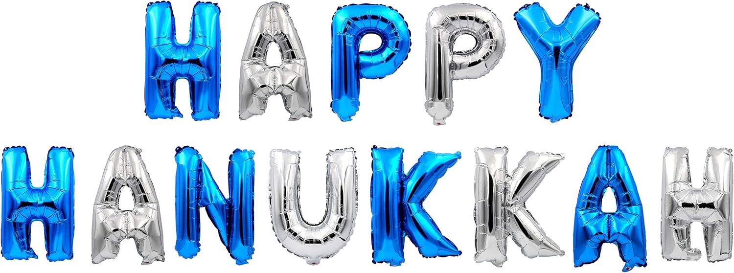 The Dreidel Company Hanukkah Balloons Decor