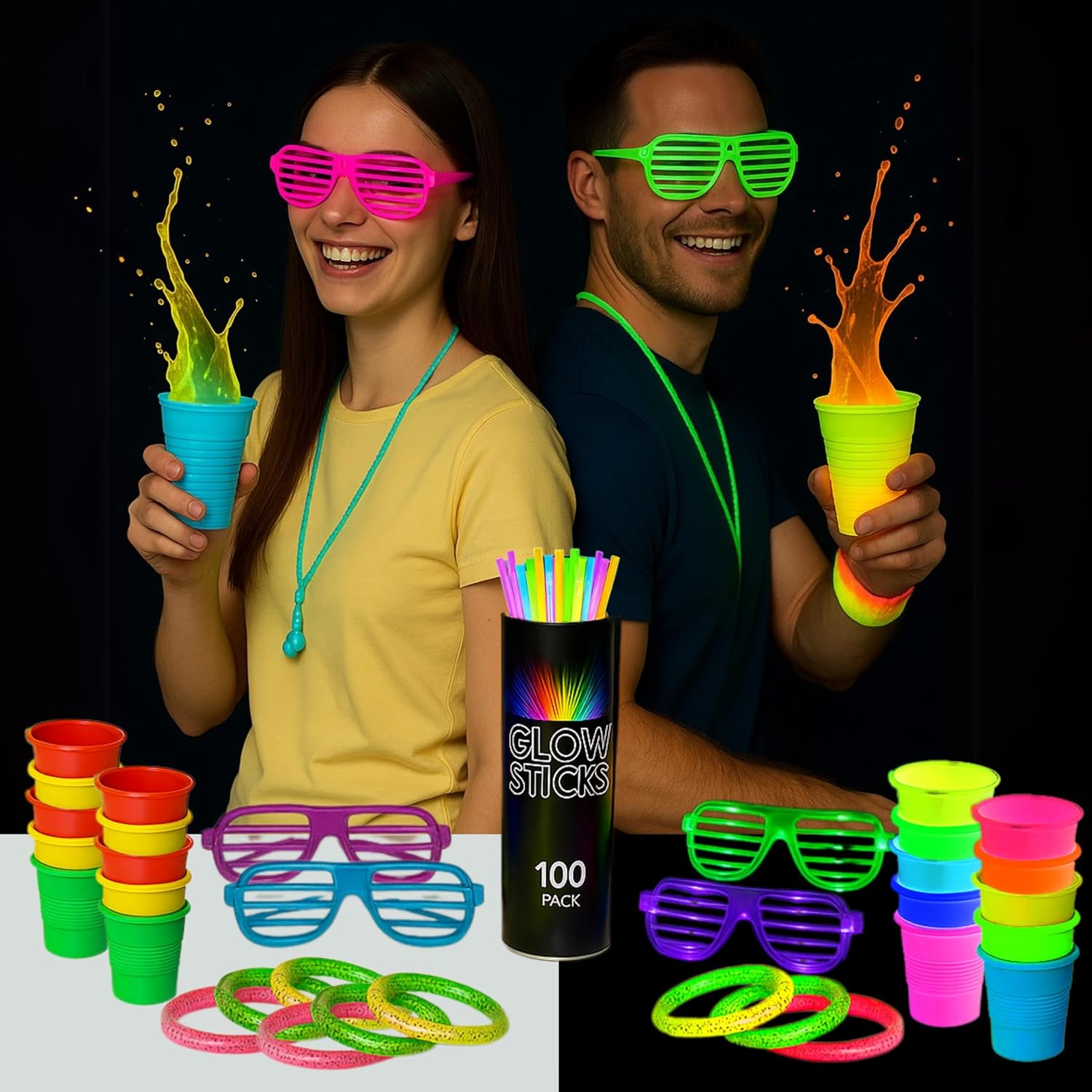 BOGAZNET Light Up Party Favors Set 160pcs