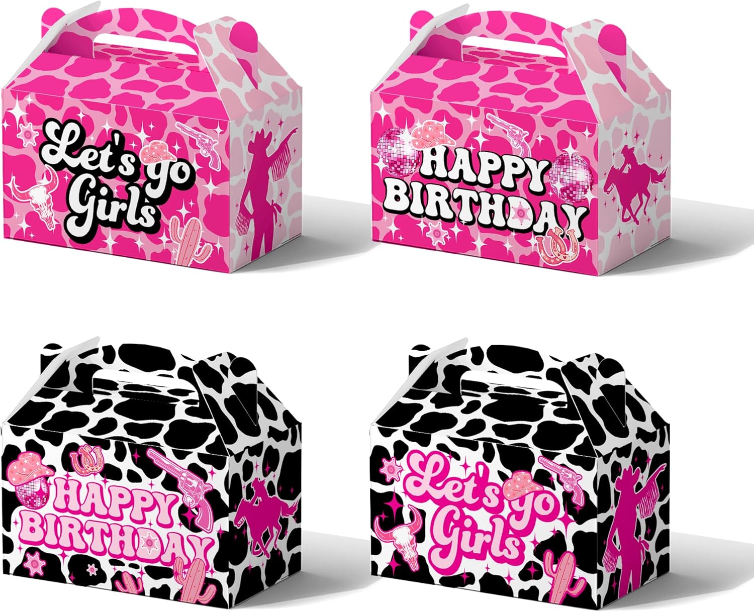 24Pcs Western Cowgirl Themed Favor Bags Party Supplies