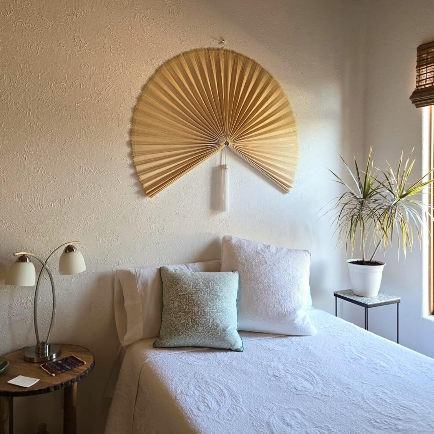 ChumDecor Japanese Giant Fan Wall Art 48 Inch