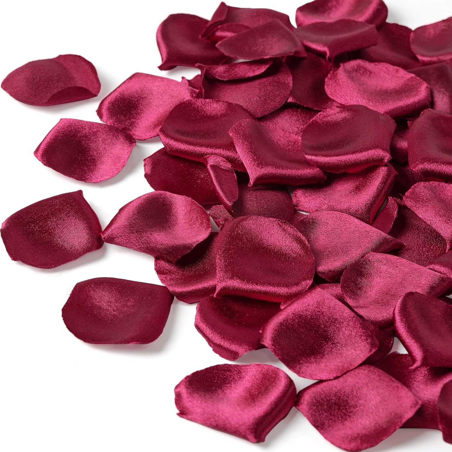 TINGE TIME 300pcs Silk Rose Petals Heart Shape Wedding Decor