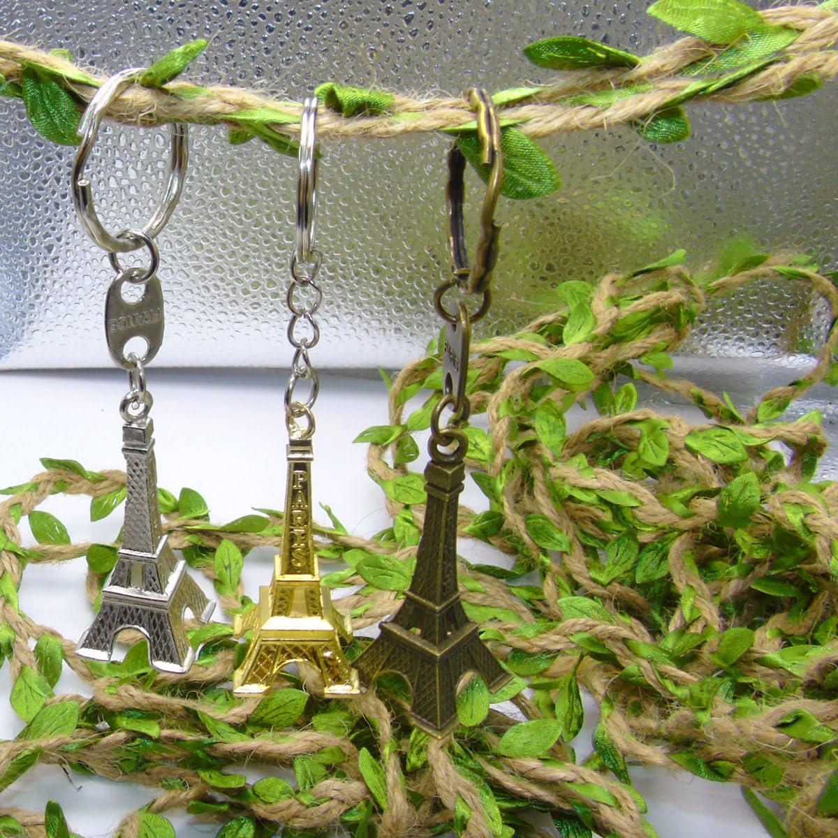 Ceeyali 21 Pcs 5cm Metal Eiffel Tower Decor