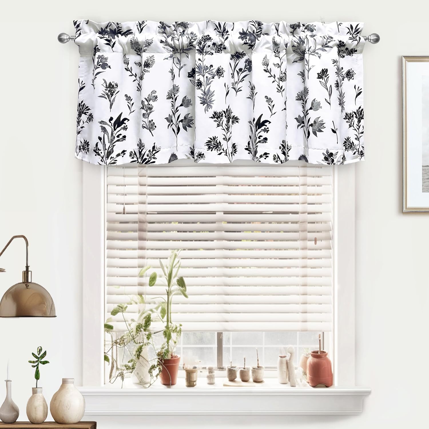 DriftAway Sylvia Floral Pattern Lined Thermal Curtains