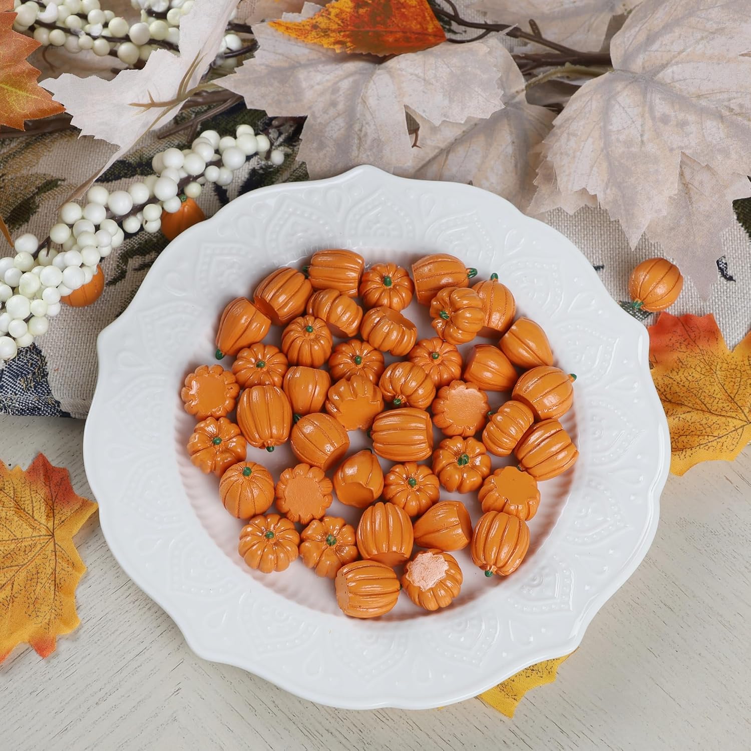 Winemana Mini Pumpkins Fall Decorations 80 Pack