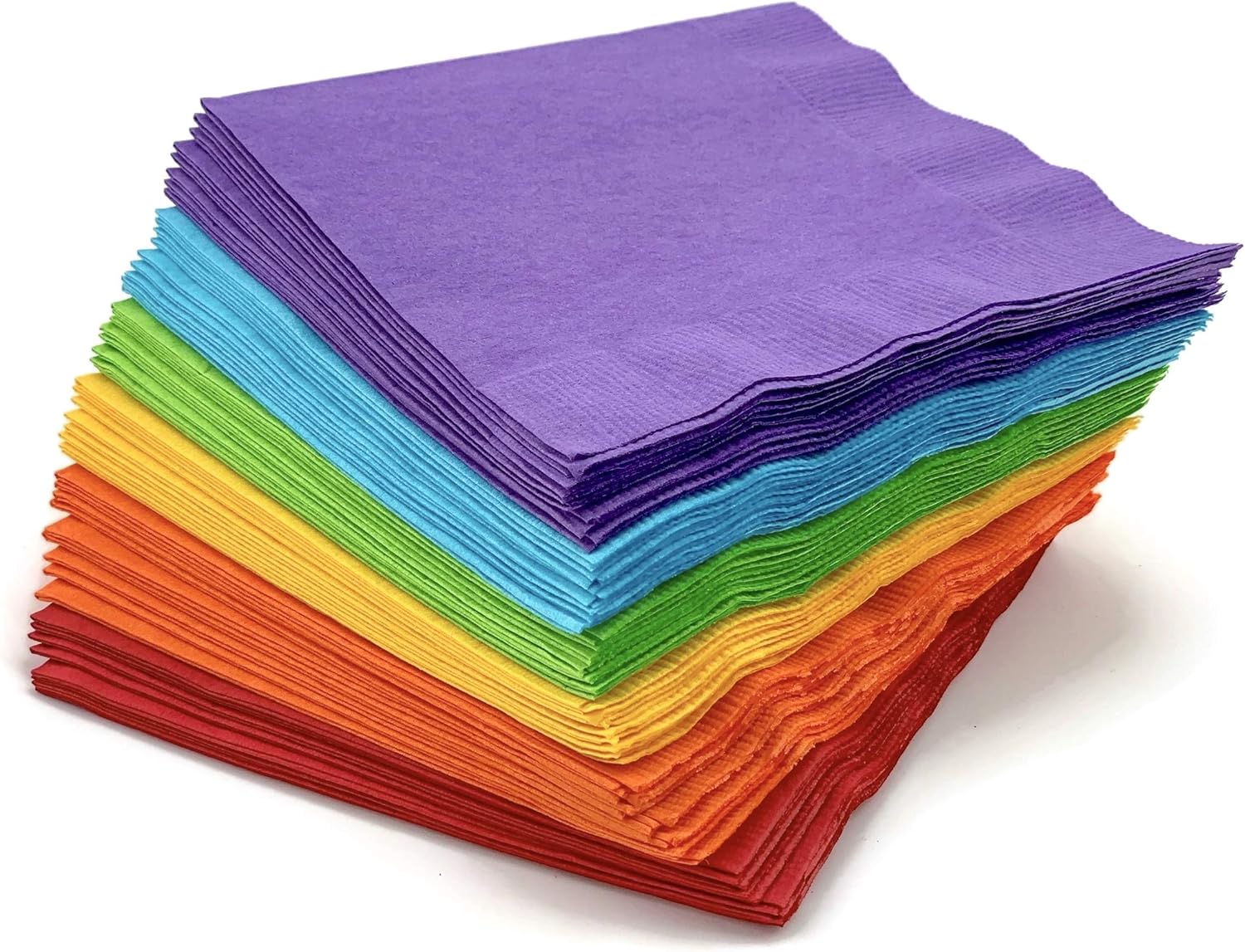 Rainbow Birthday Party Beverage Napkins 50 Pack