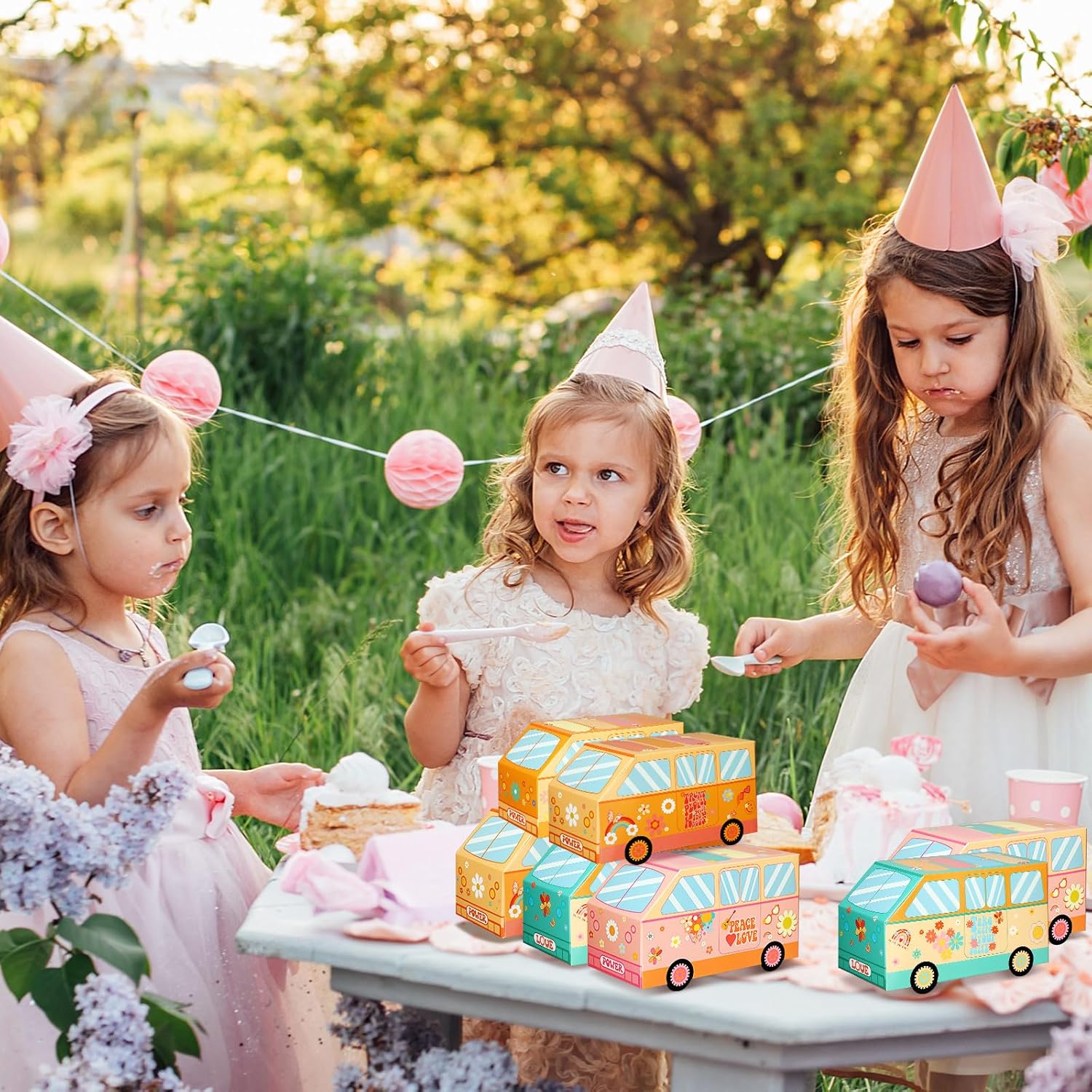 TecUnite 24 Pcs Truck Shaped Candy Boxes Party Favors
