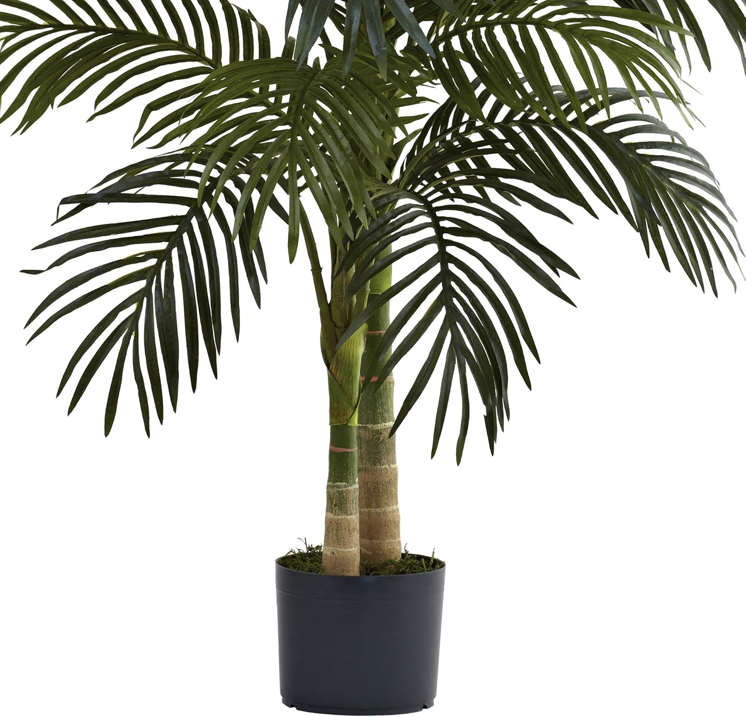 Nearly Natural 4ft Golden Cane Palm Artificial Tree 1