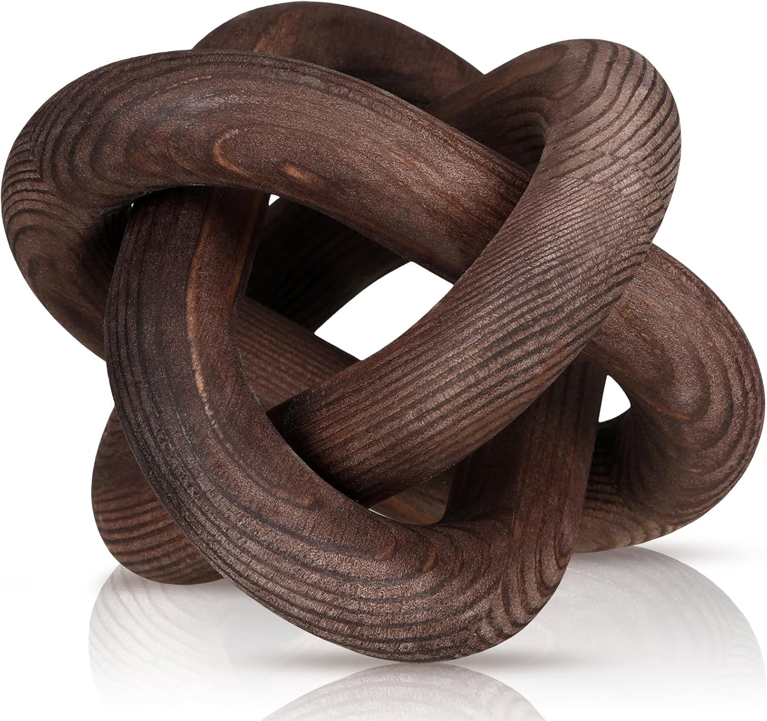 Yalikop 3 Link Wood Knot Decor - Coffee Table Boho Accent