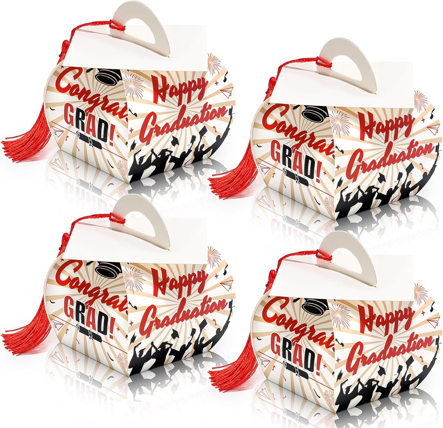 KPOSIYA Graduation Cap Candy Boxes 32 pcs