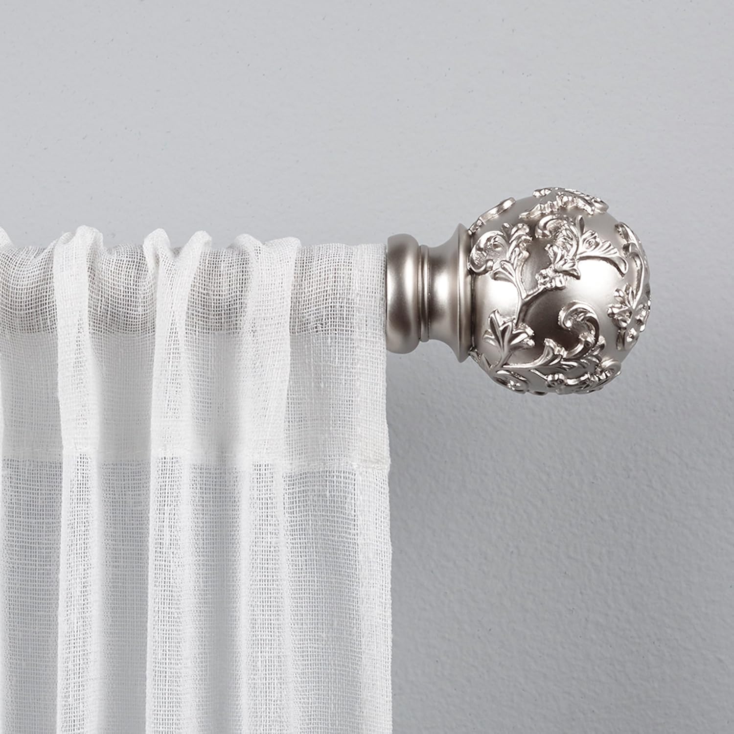 Exclusive Home Vine 1 Inch Curtain Rod and Finial Set
