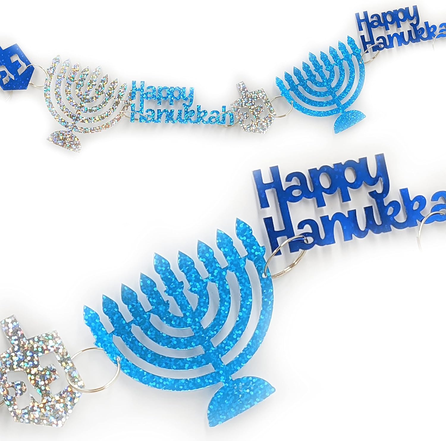 The Dreidel Company Hanukkah Garland 4-Pack