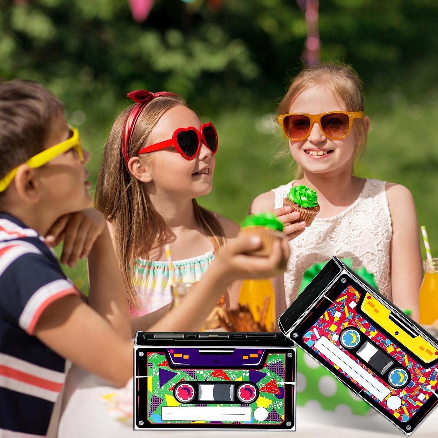 Funrous 12 Pcs 80s 90s Retro Radio Gift Boxes