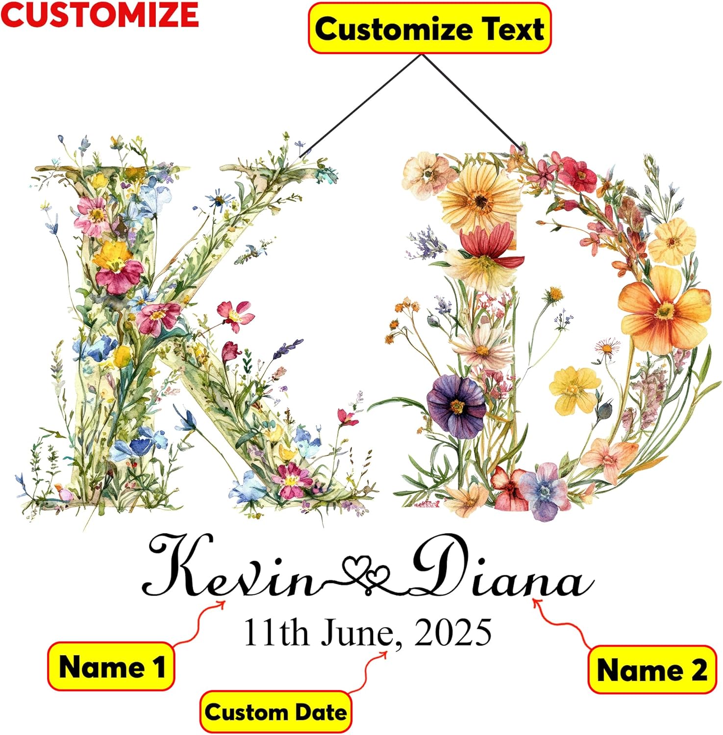 Custom Wedding Napkins - 15 to 1000 Count - Personalized Monogram Design