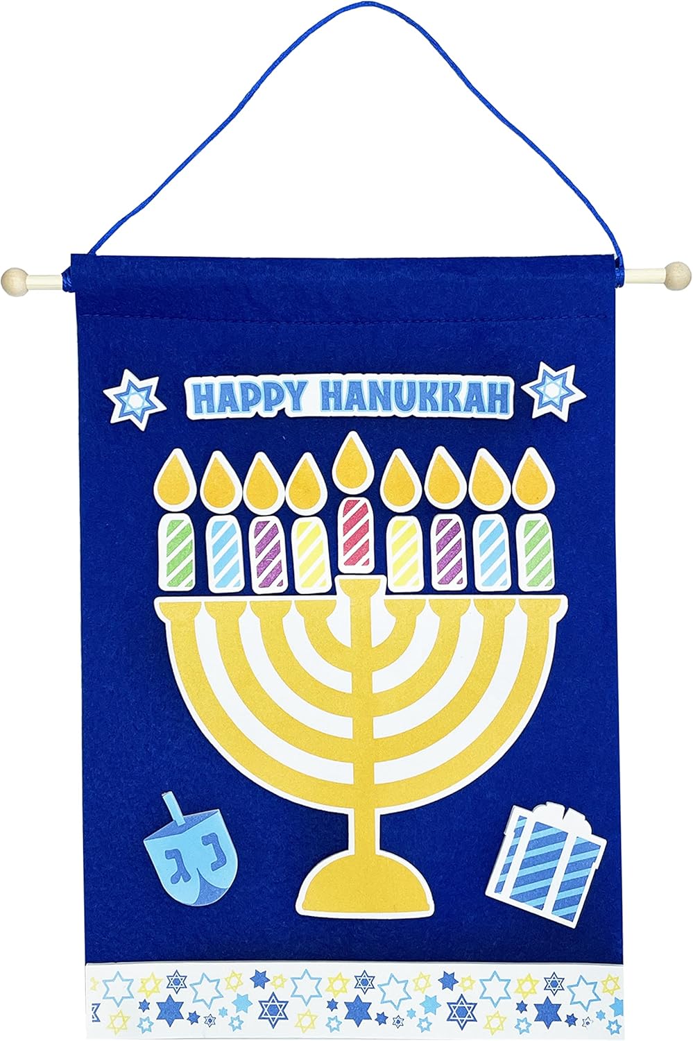 The Dreidel Company Hanukkah Banner Craft Kit 2 Pack