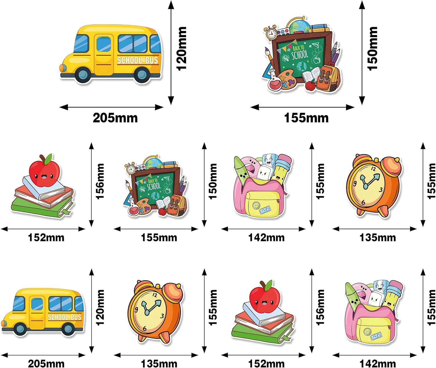 Kaluofan Back to School Decorations 20PCS Set