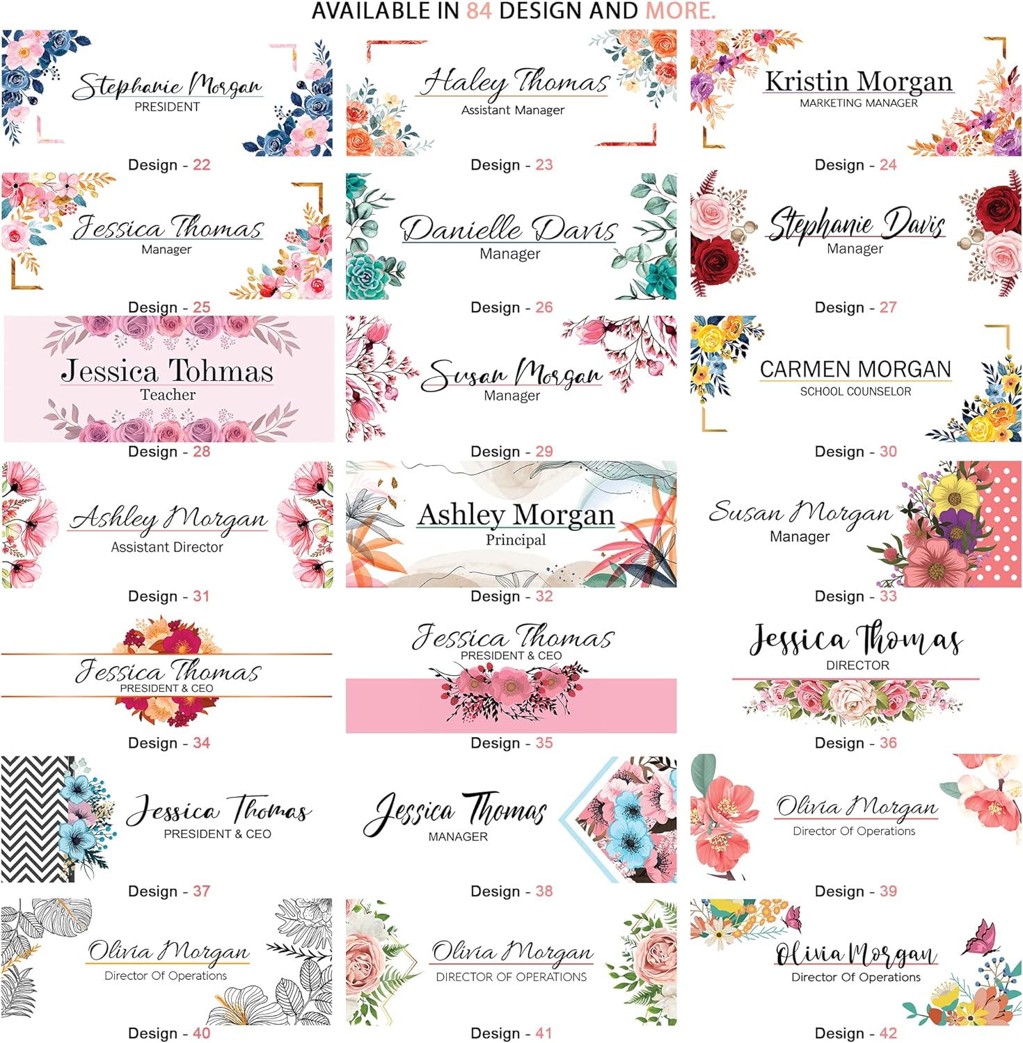 ARTSWAVE Personalized Acrylic Name Plate