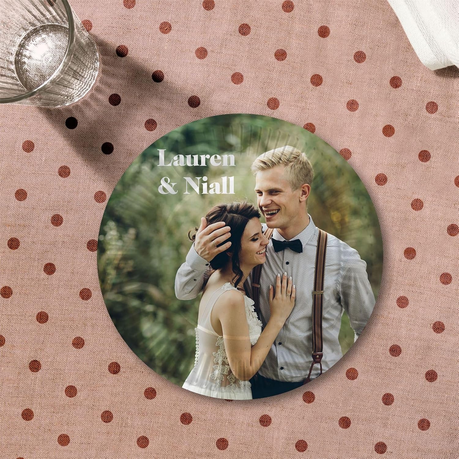 Custom Photo Party Plates for Baby Announcement 25