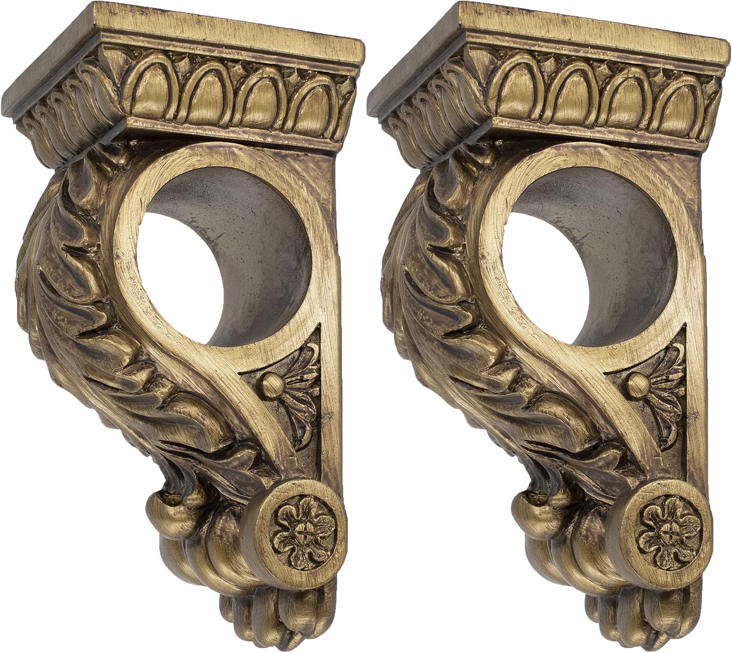 MERIVILLE Chatecu Drapery Sconce 2Pcs Renaissance Gold