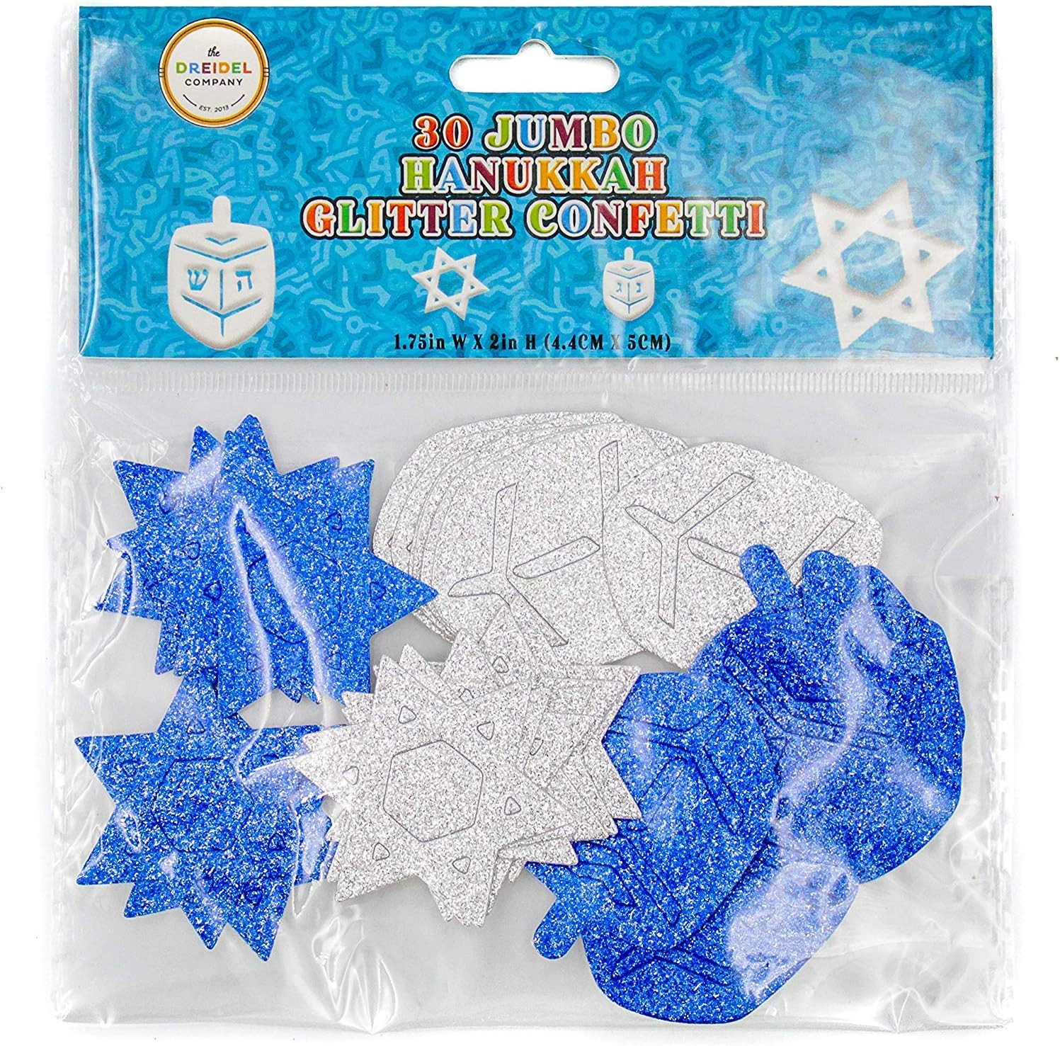 The Dreidel Company Jumbo Hanukkah Glitter Confetti