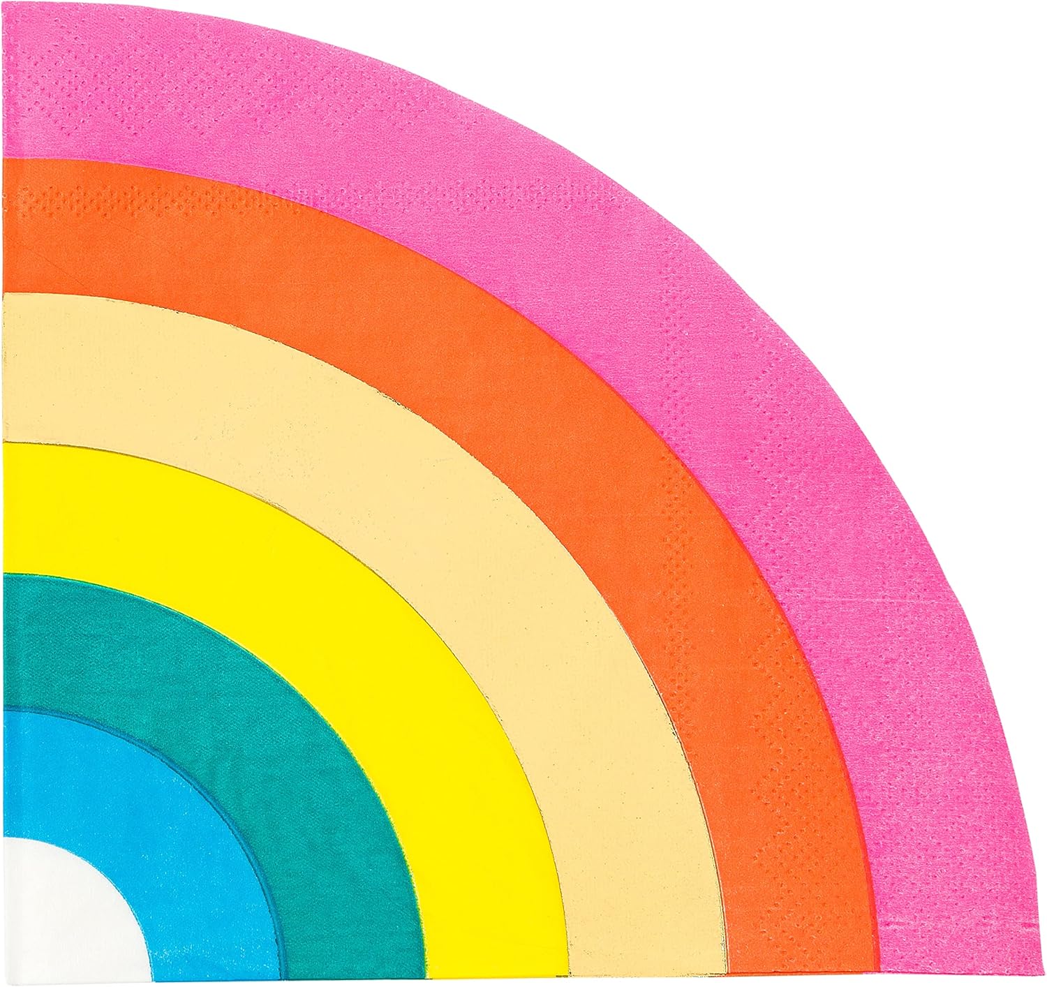 Talking Tables Rainbow Shaped Napkins Pack of 16 Gold