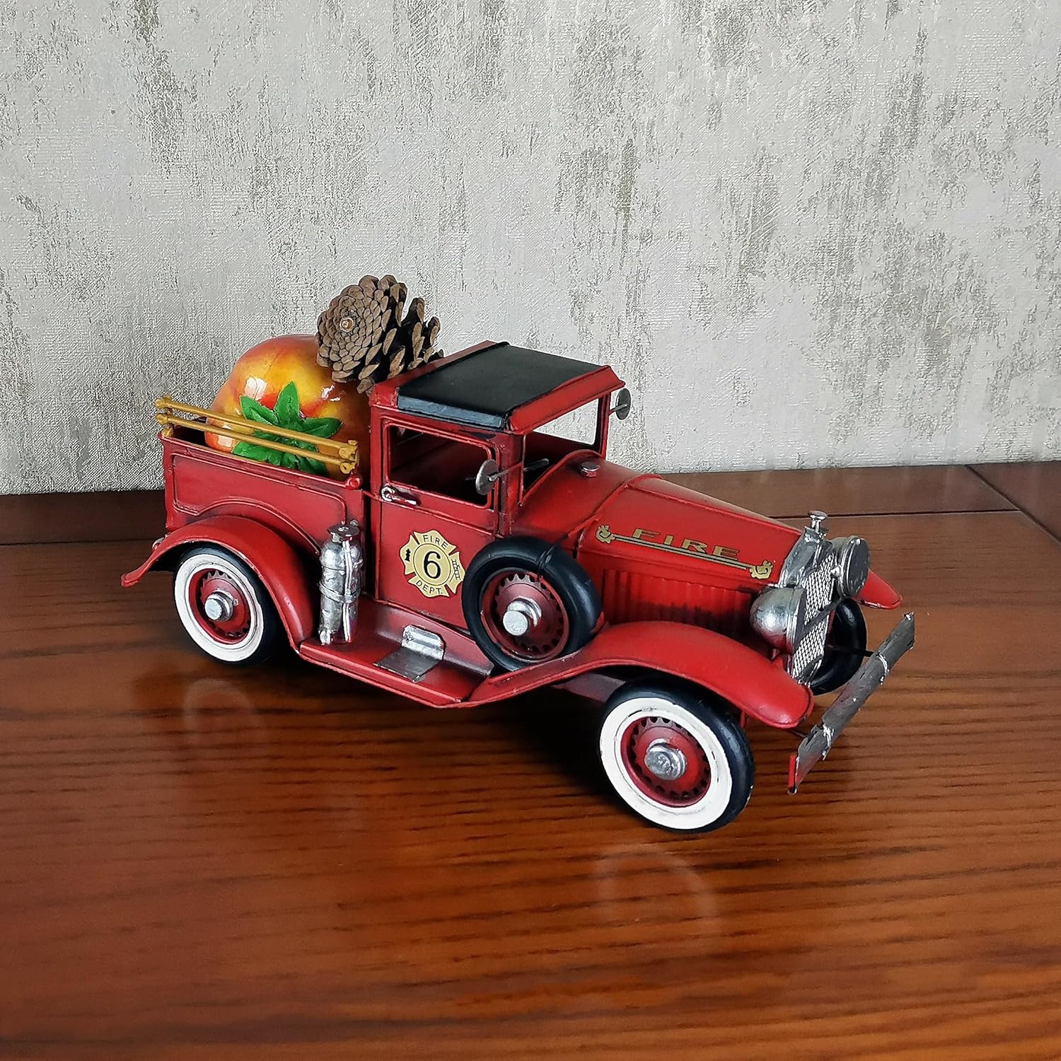 PARSAHO Vintage Red Fire Truck Model 113L