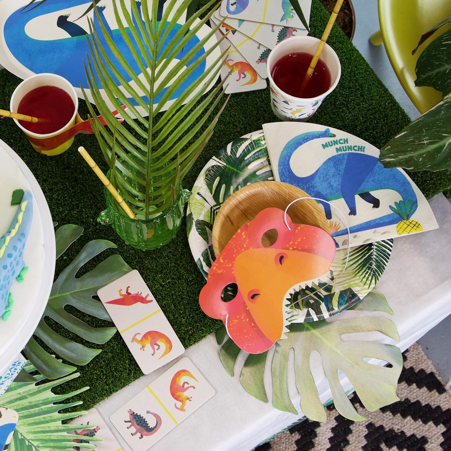Talking Tables Dinosaur Paper Napkins 13x13 20Pk