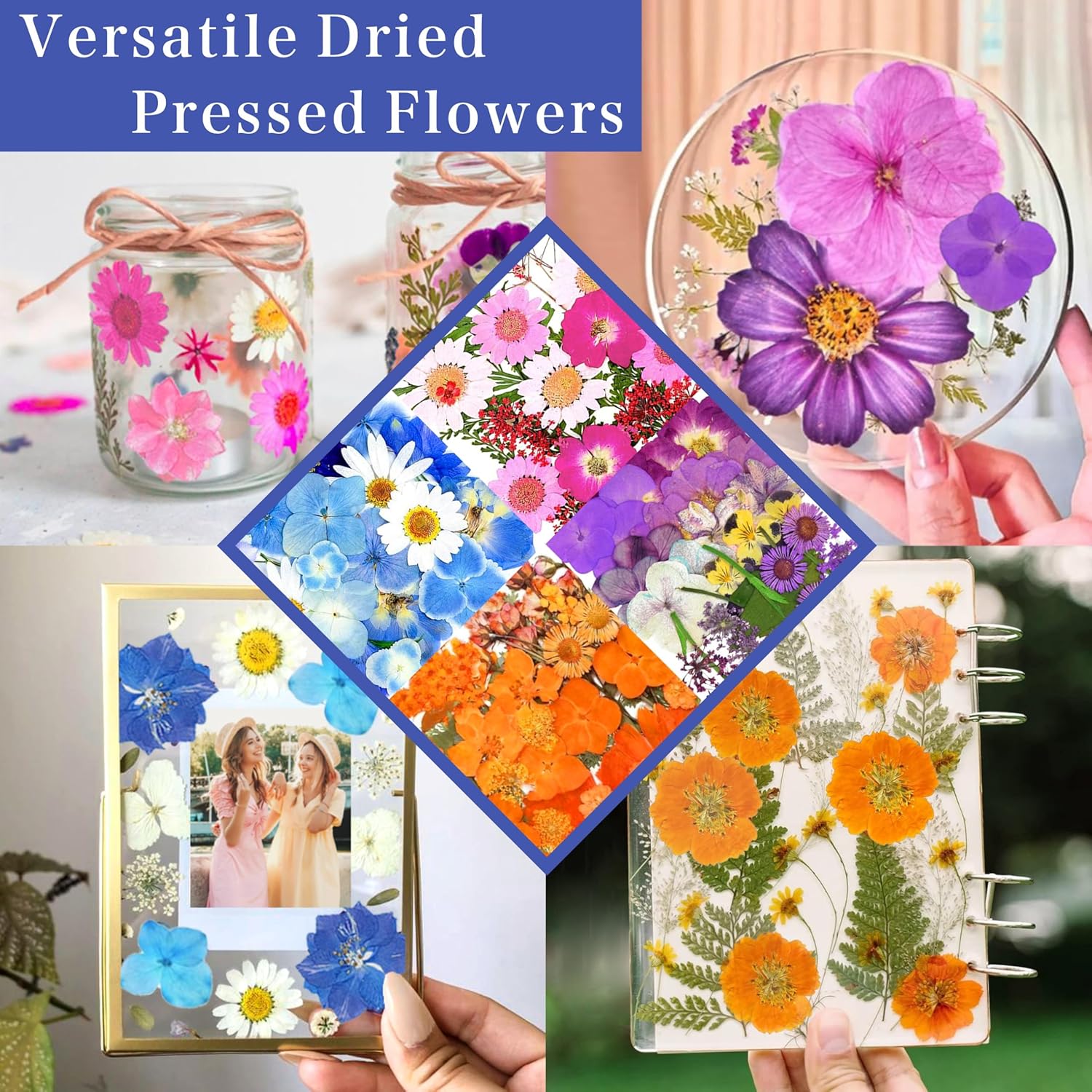 Mivanka Magnetic Photo Frames with Vacuum Seal Bags 5PCS