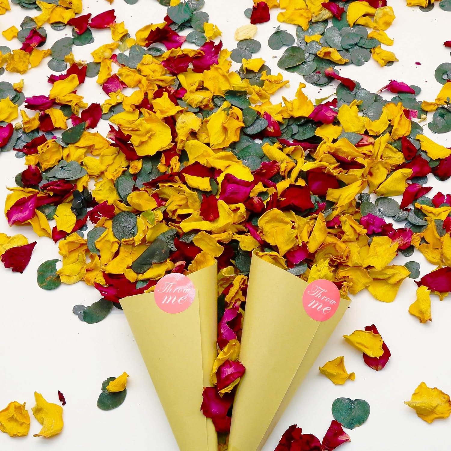 2 Quart Mix Biodegradable Flower Petals Confetti