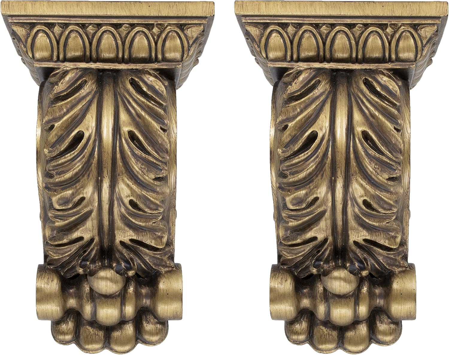 MERIVILLE Chatecu Drapery Sconce 2Pcs Renaissance Gold