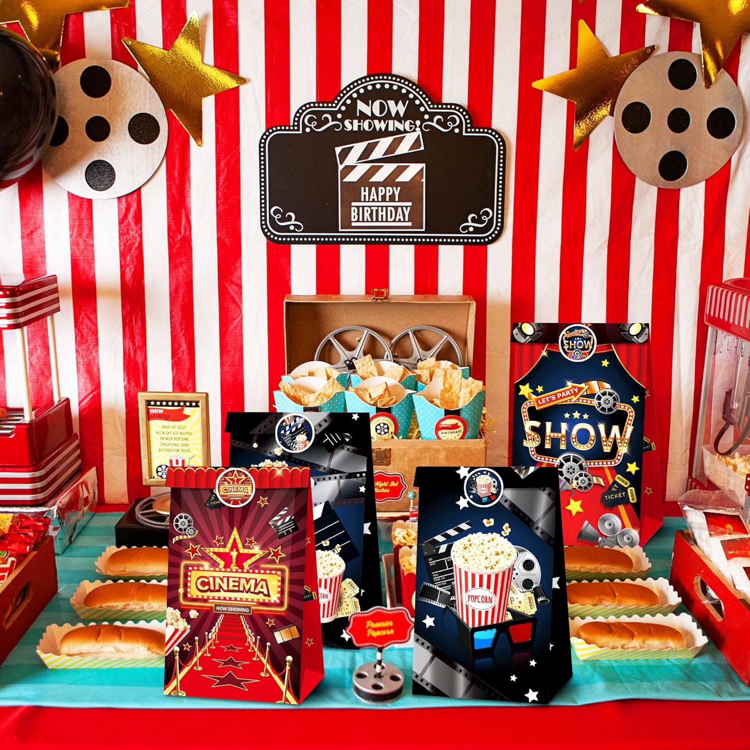LaVenty Movie Night Party Favors 12 Count Pack