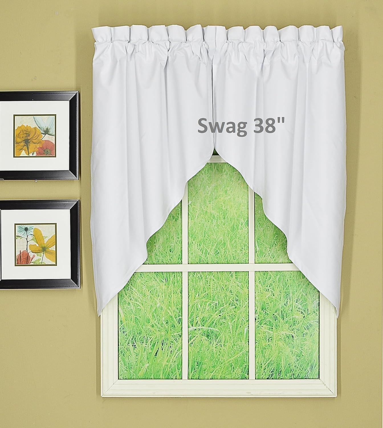 Todays Curtain Horizon 3 Layer Lock Blackout Thermal Swag 38 Inch